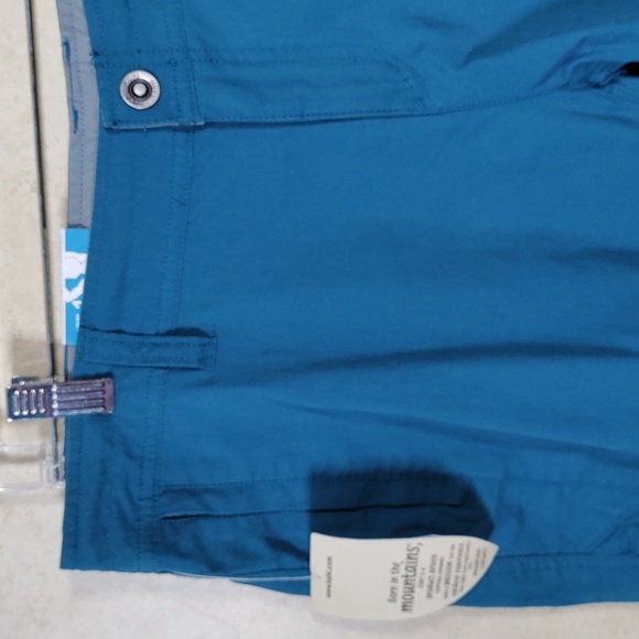 01563 Kuhl Lagoon teal Spire Shorts 12 NEW - Picture 5 of 16